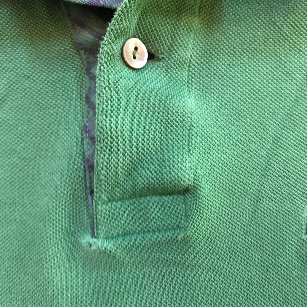 Vintage green Lacoste polo - Picture 4 of 8